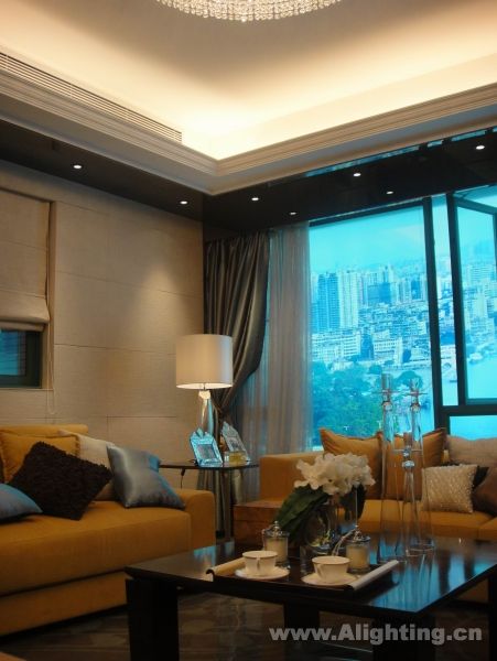 Deep tone interior decoration picture
