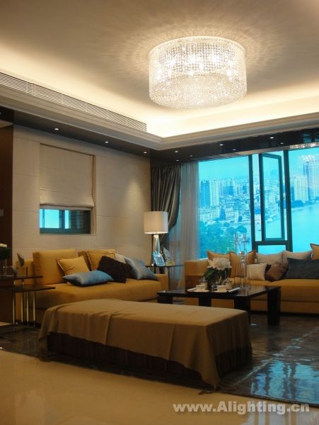 Deep tone interior decoration picture