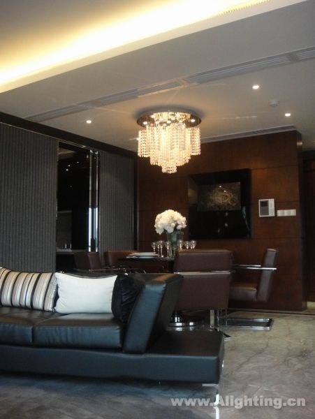 Deep tone interior decoration picture