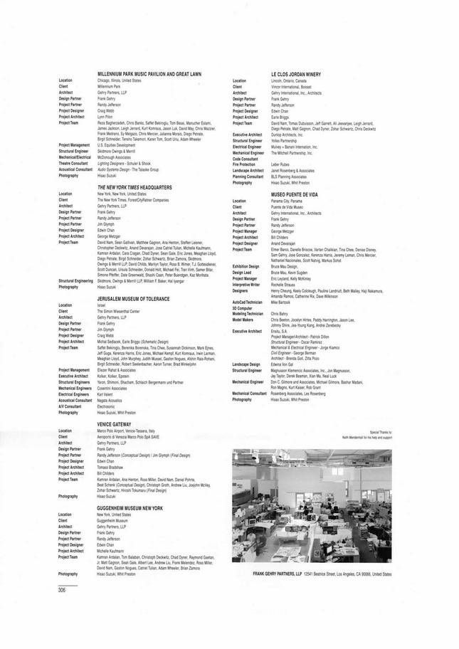 Indoor and outdoor works