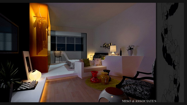 The overall effect of warm fashion decoration