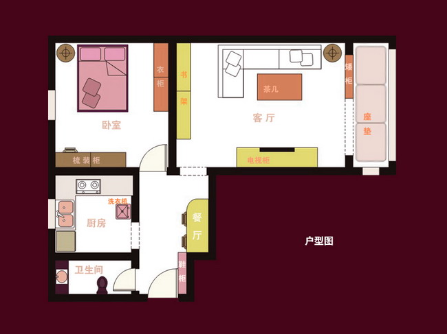 The simple elegant design decoration