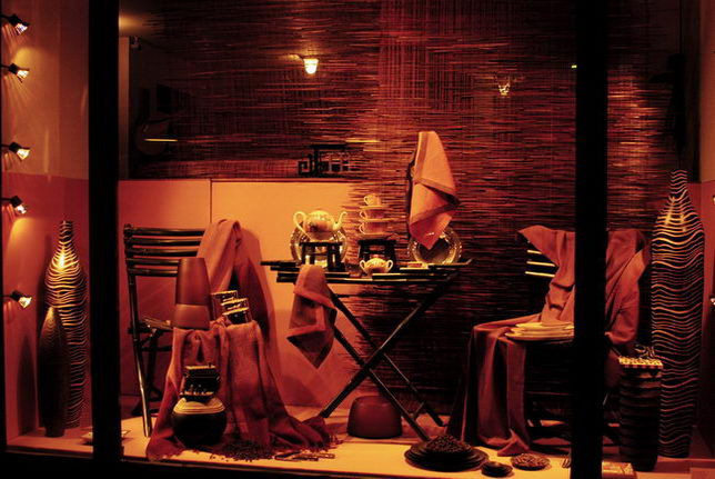 Large stores of Paris and the window display