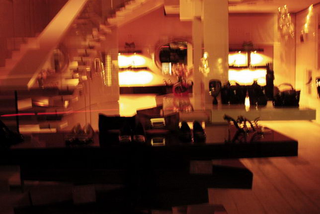 Large stores of Paris and the window display