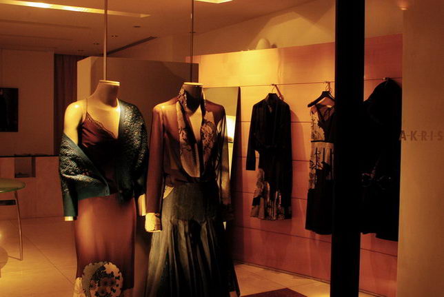 Large stores of Paris and the window display