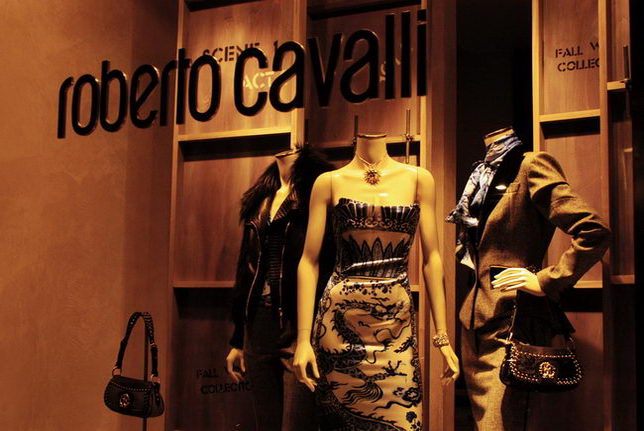 Large stores of Paris and the window display