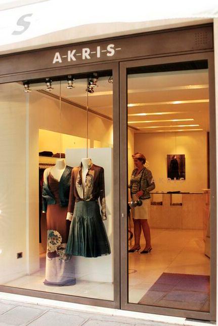 Paris Fashion clothing store Street shooting