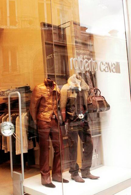 Paris Fashion clothing store Street shooting