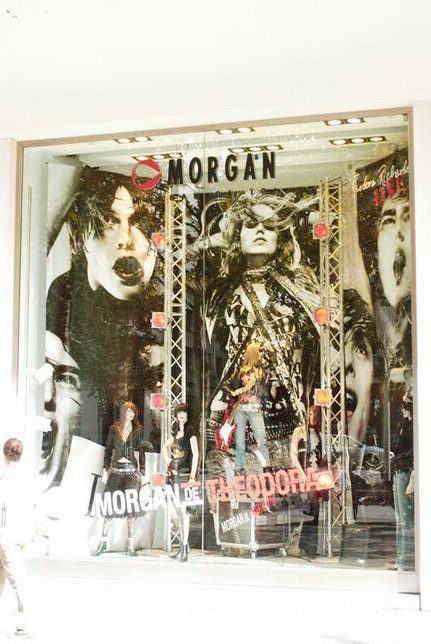 Paris Fashion clothing store Street shooting
