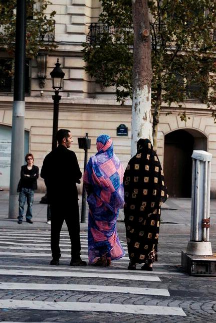 Paris Fashion clothing store Street shooting