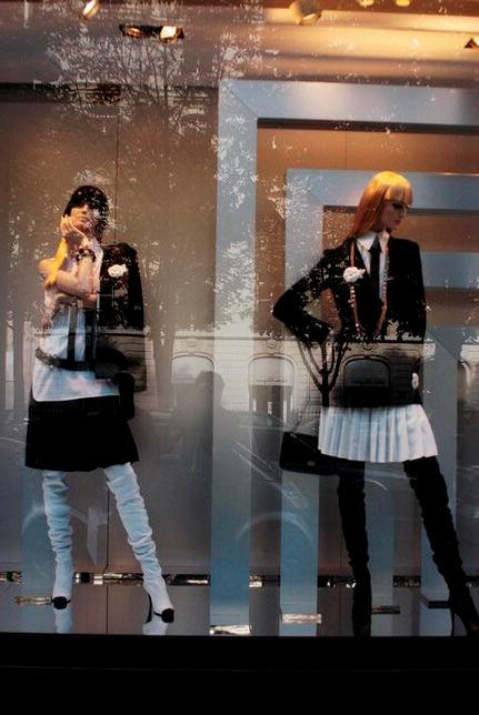 Paris Fashion clothing store Street shooting