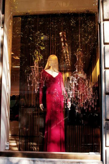 Paris Fashion clothing store Street shooting
