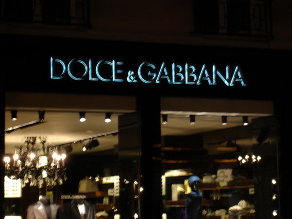 Paris fashion store windows and street shooting