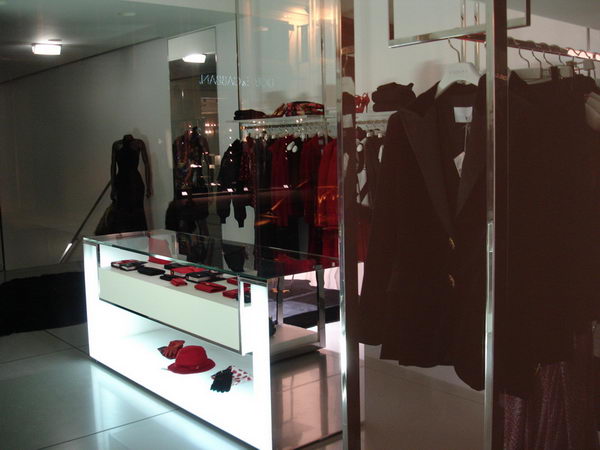 Paris fashion store windows and street shooting
