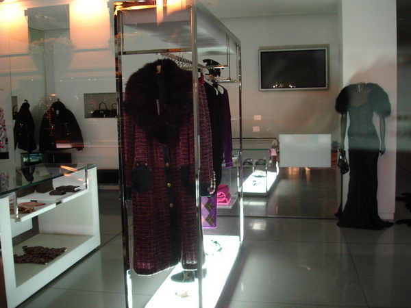 Paris fashion store windows and street shooting