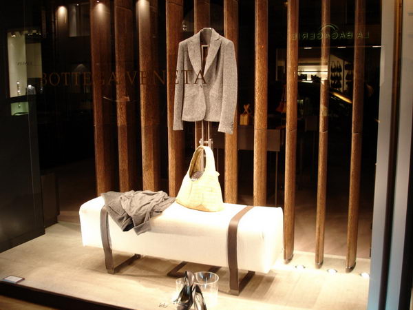 Paris fashion store windows and street shooting
