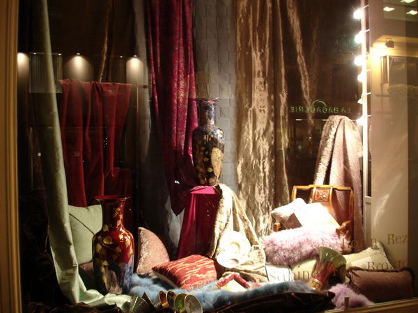 Paris fashion store windows and street shooting