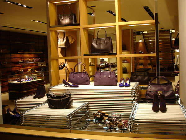 Paris fashion store windows and street shooting