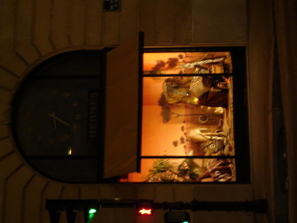 Paris fashion store windows and street shooting