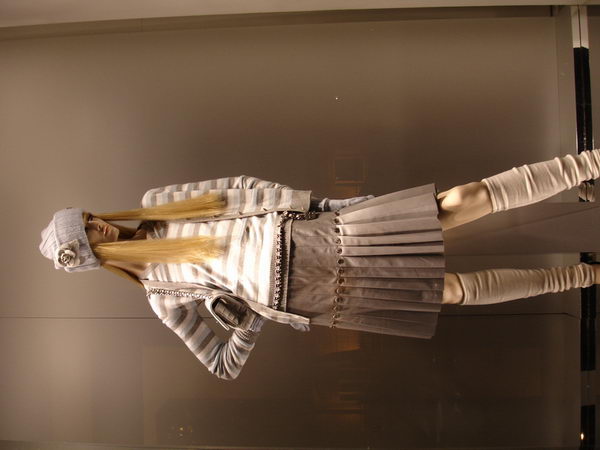 Paris fashion store windows and street shooting