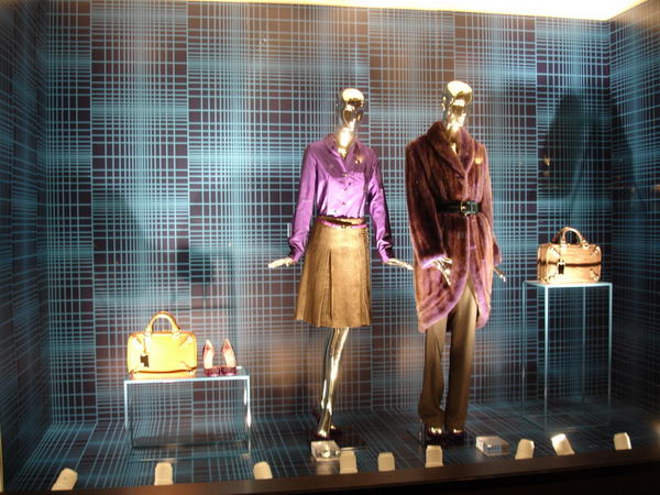 Paris street fashion store windows and Appreciation
