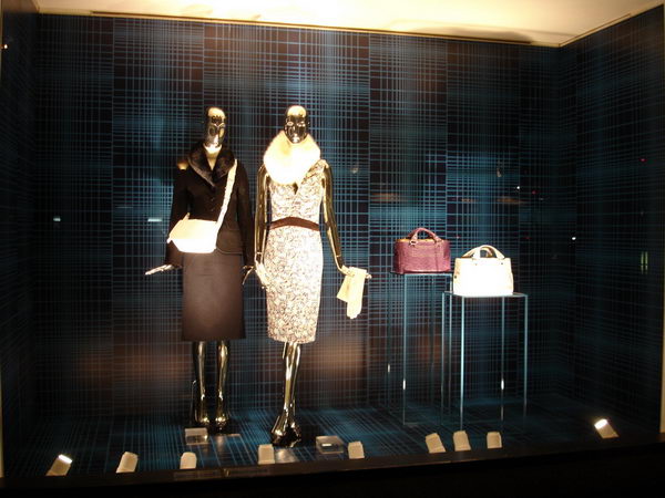 Paris street fashion store windows and Appreciation