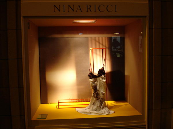 Paris street fashion store windows and Appreciation