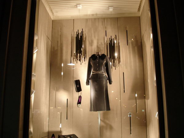 Paris street fashion store windows and Appreciation