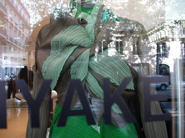 Paris street fashion store windows and Appreciation
