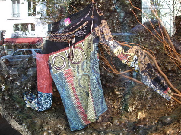 Paris street fashion store windows and Appreciation