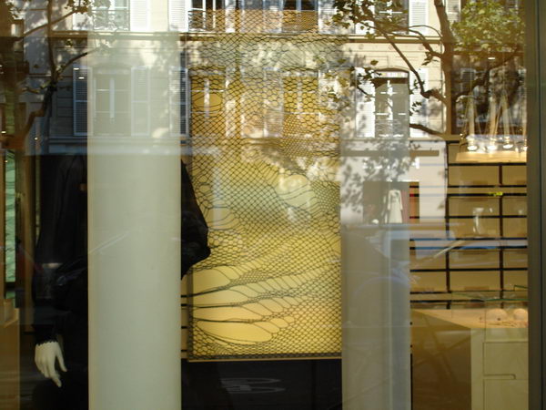 Paris street fashion store windows and Appreciation