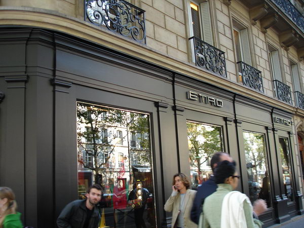 Paris street fashion store windows and Appreciation