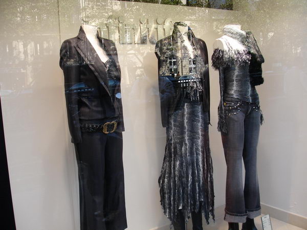 Paris street fashion store windows and Appreciation