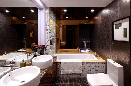 Bright interiors design work