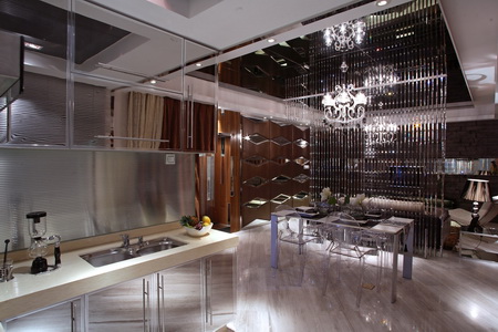 The curtain decoration interior design