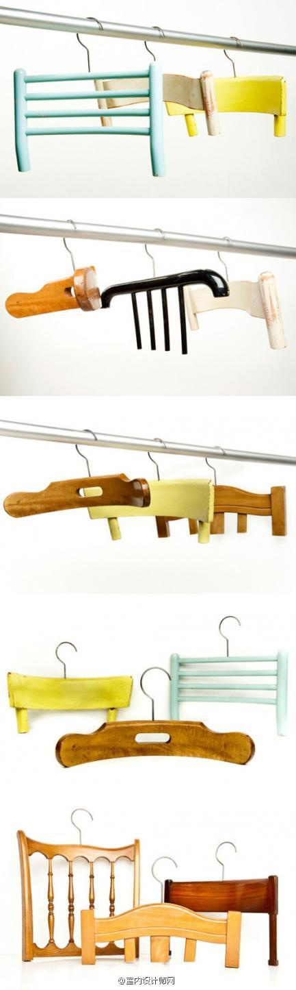 Creative wooden hangers