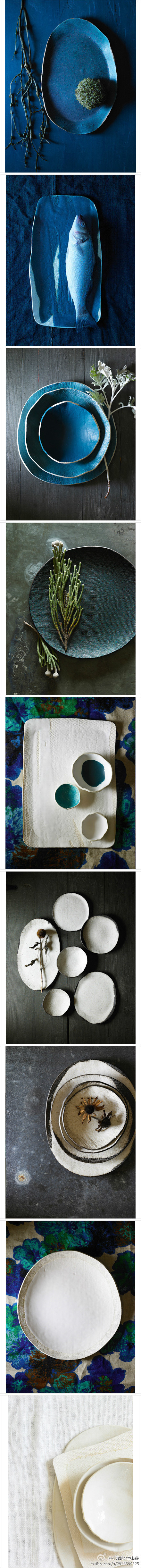 Simple and elegant handmade ceramic works