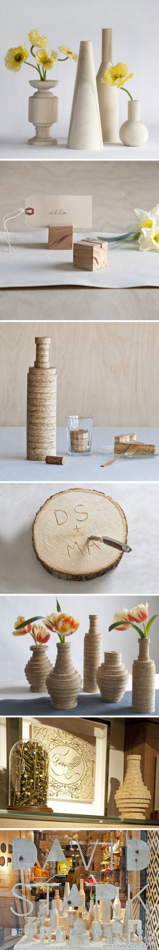 Rustic wooden works of art