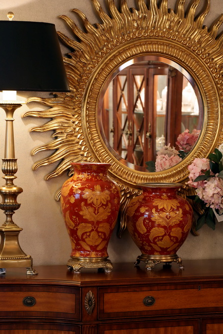 Chinese style gorgeous luxury living room