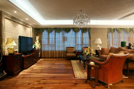Chinese style modern luxury bedroom