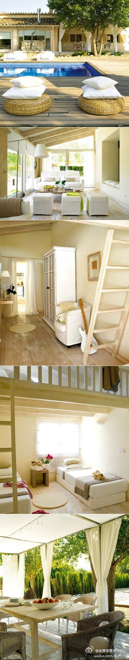Comfortable villa scene design