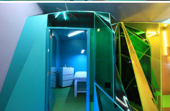 Sense of light and colorful interior design