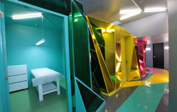 Sense of light and colorful interior design