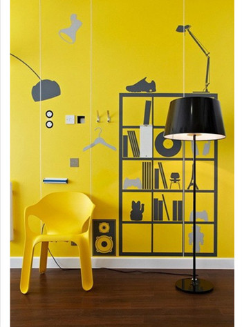 Creative color interior decoration design