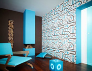 Creative color interior decoration design