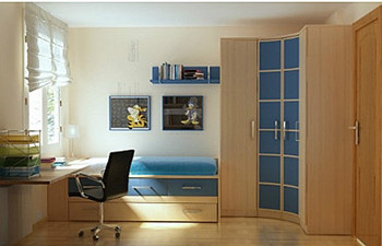 Comfortable and practical bedroom design-1