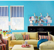 Summer colorful interior design