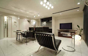Modern cool black interior design