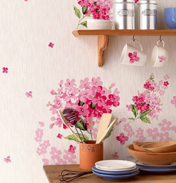 Romantic cherry blossoms home design