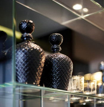 Fashion and cool black hotel design